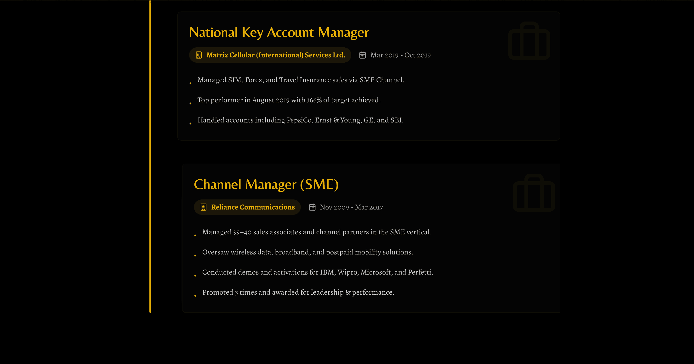 Ziya Murad Khan – Personal Branding Portfolio Experience Part 5