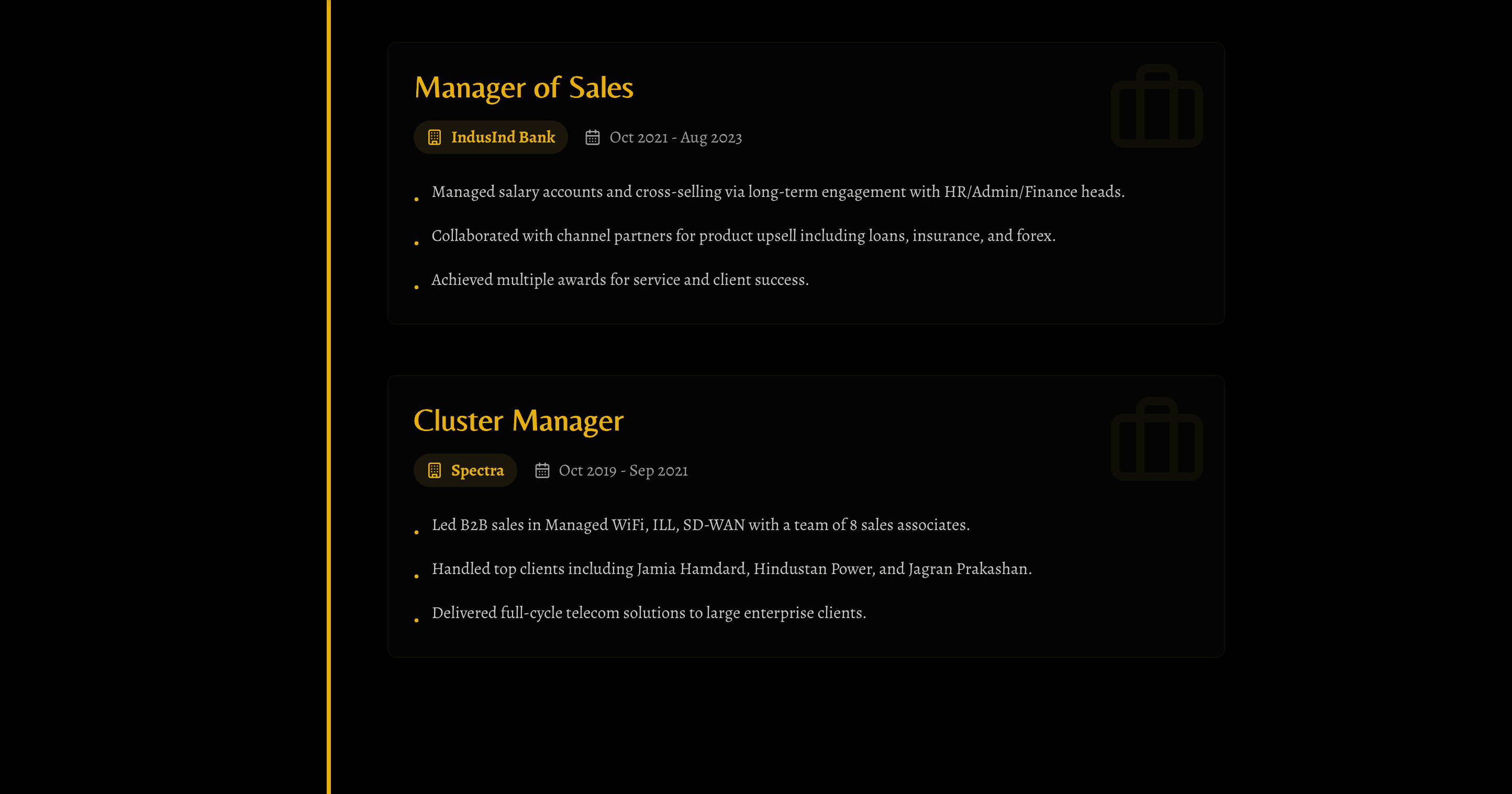 Ziya Murad Khan – Personal Branding Portfolio Experience Part 4